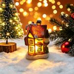 Light-Up Christmas Village Houses – Miniature LED Holiday Decorations | 12 Styles