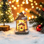 Light-Up Christmas Village Houses – Miniature LED Holiday Decorations | 12 Styles