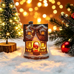 Light-Up Christmas Village Houses – Miniature LED Holiday Decorations | 12 Styles