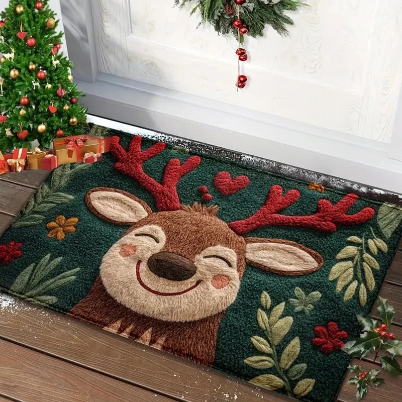 Christmas Welcome Doormats – Festive Holiday Entryway Rugs | 6 Styles