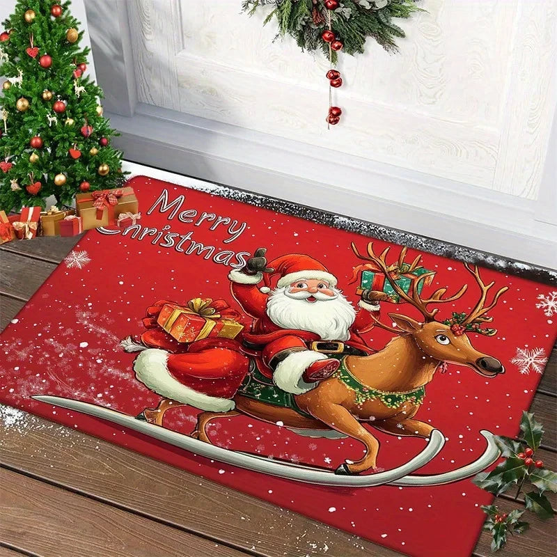 Christmas Welcome Doormats – Festive Holiday Entryway Rugs | 6 Styles