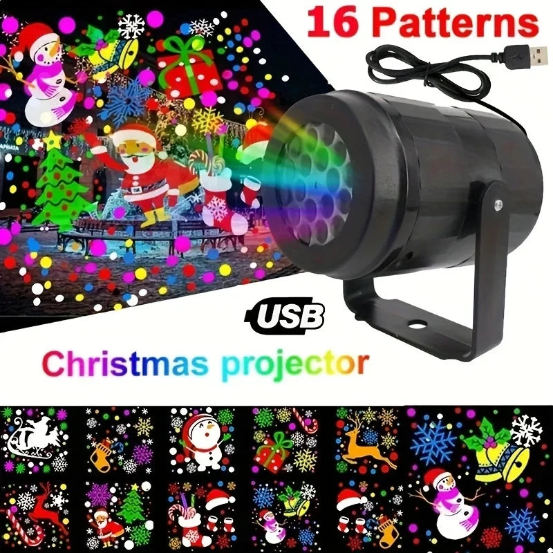 Snowflake Christmas Night Projector Light