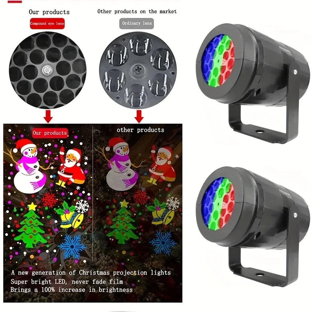 Snowflake Christmas Night Projector Light