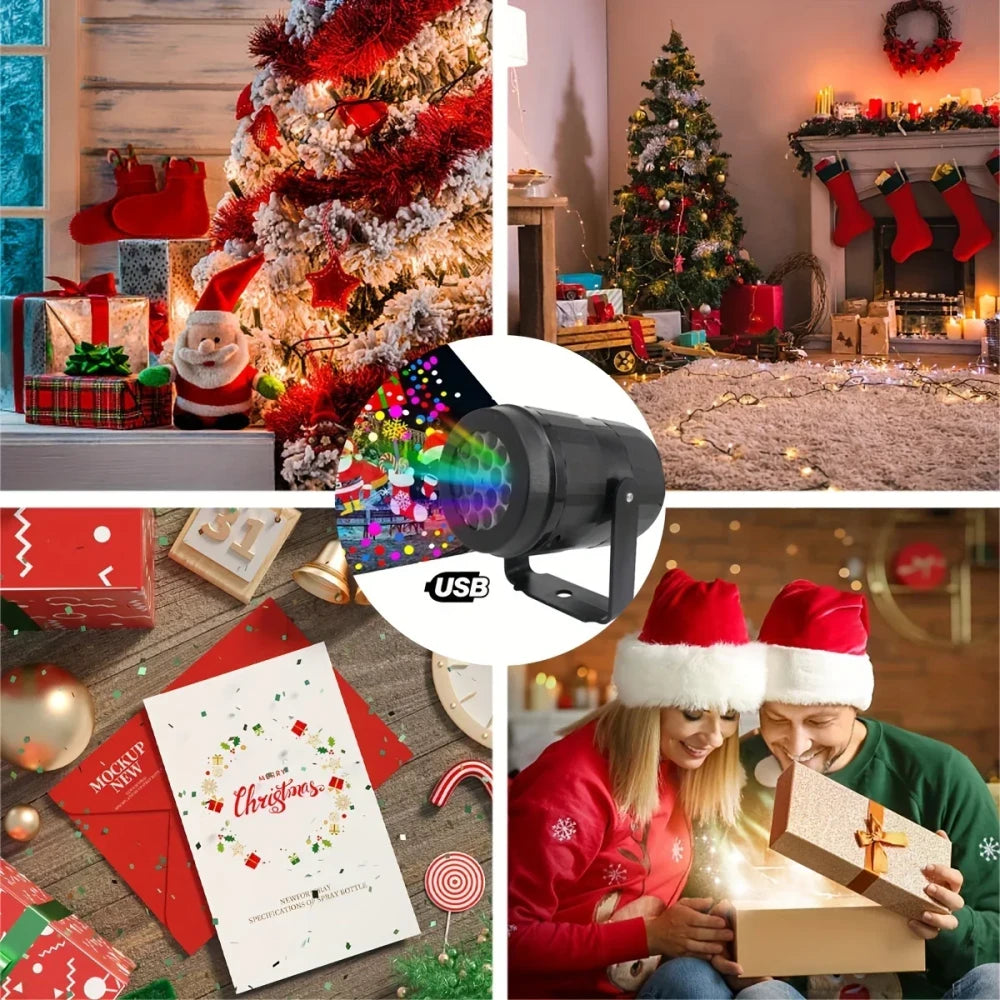 Snowflake Christmas Night Projector Light