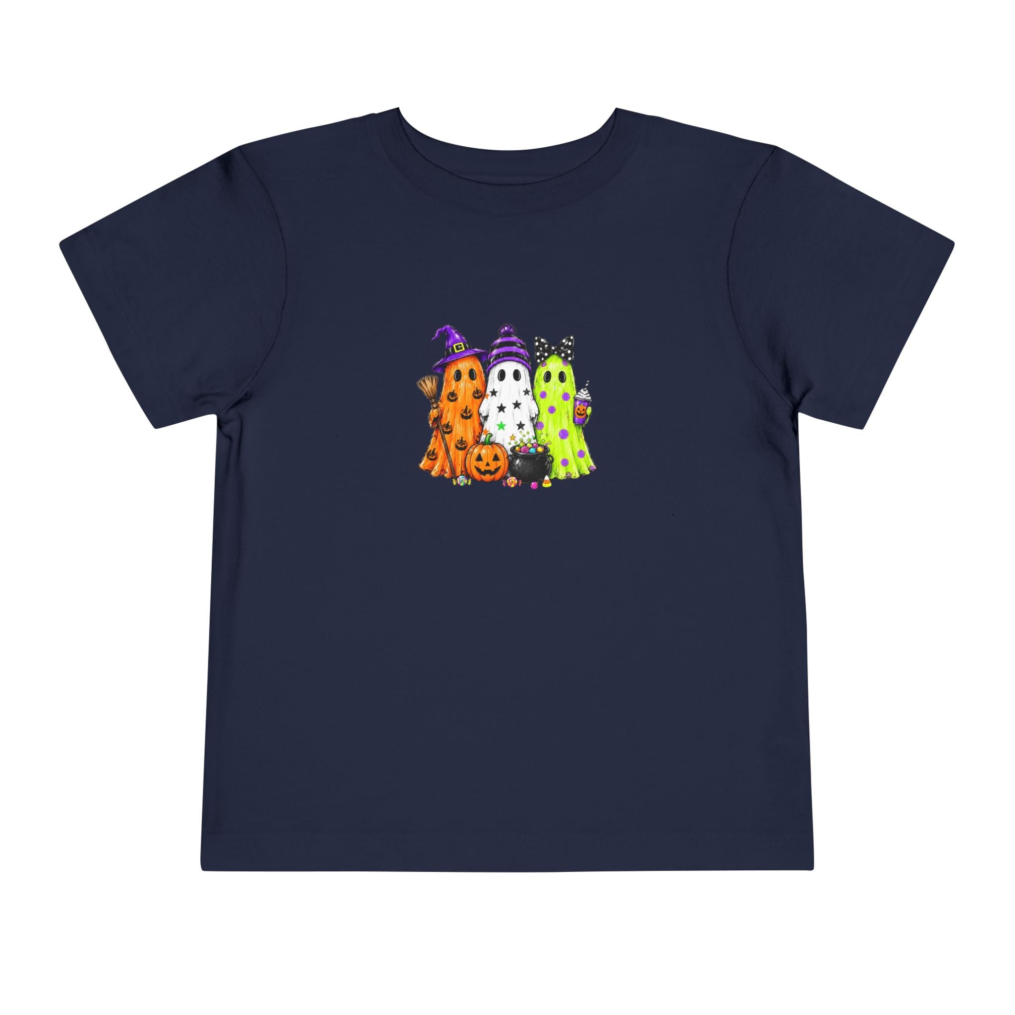 Toddler Halloween Ghosts Short Sleeve Tee