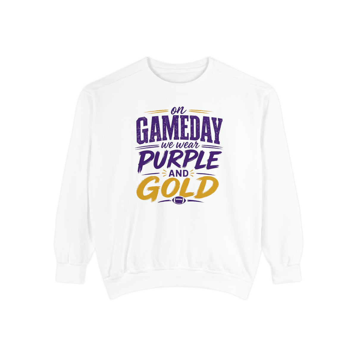 Gameday Purple and Gold Sweatshirt