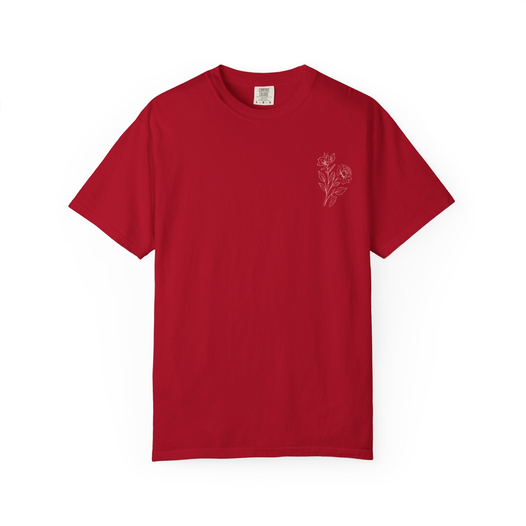 Unisex Garment-Dyed T-shirt ‘Double Bloom Collective’
