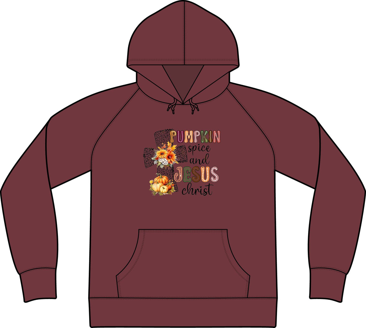 Pumpkin Spice and Jesus Christ Hoodie