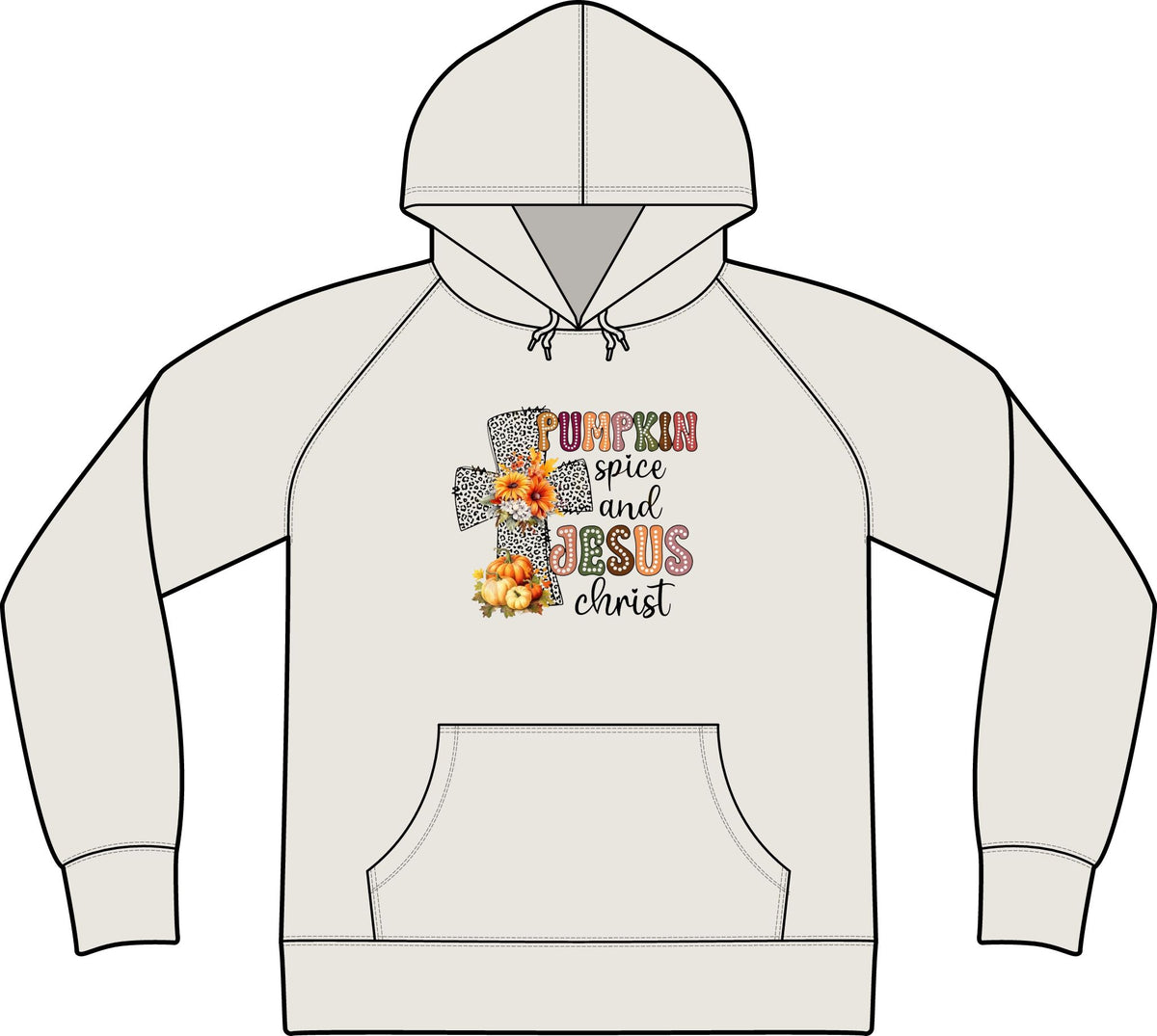 Pumpkin Spice and Jesus Christ Hoodie