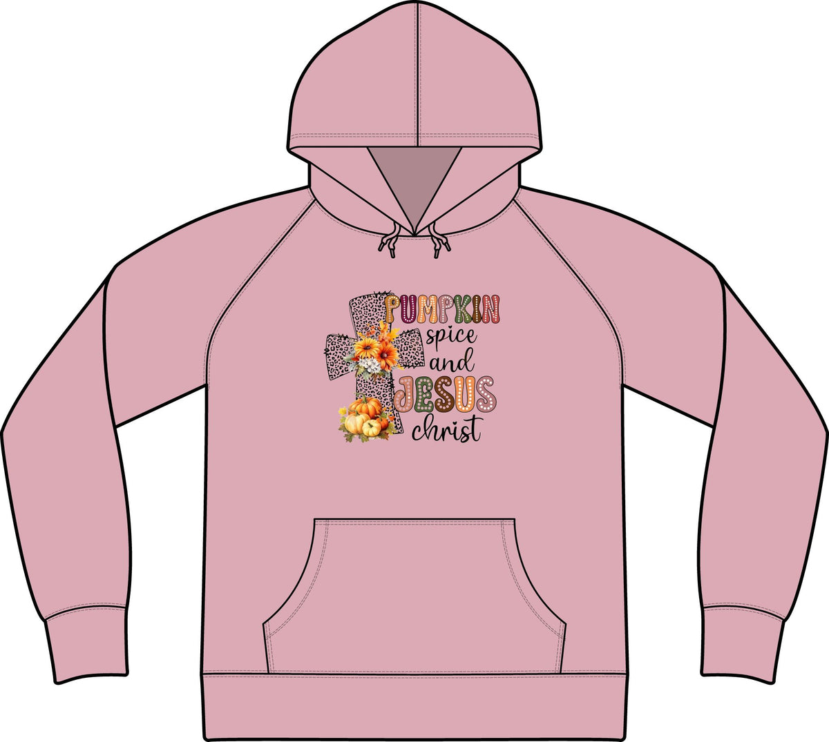 Pumpkin Spice and Jesus Christ Hoodie