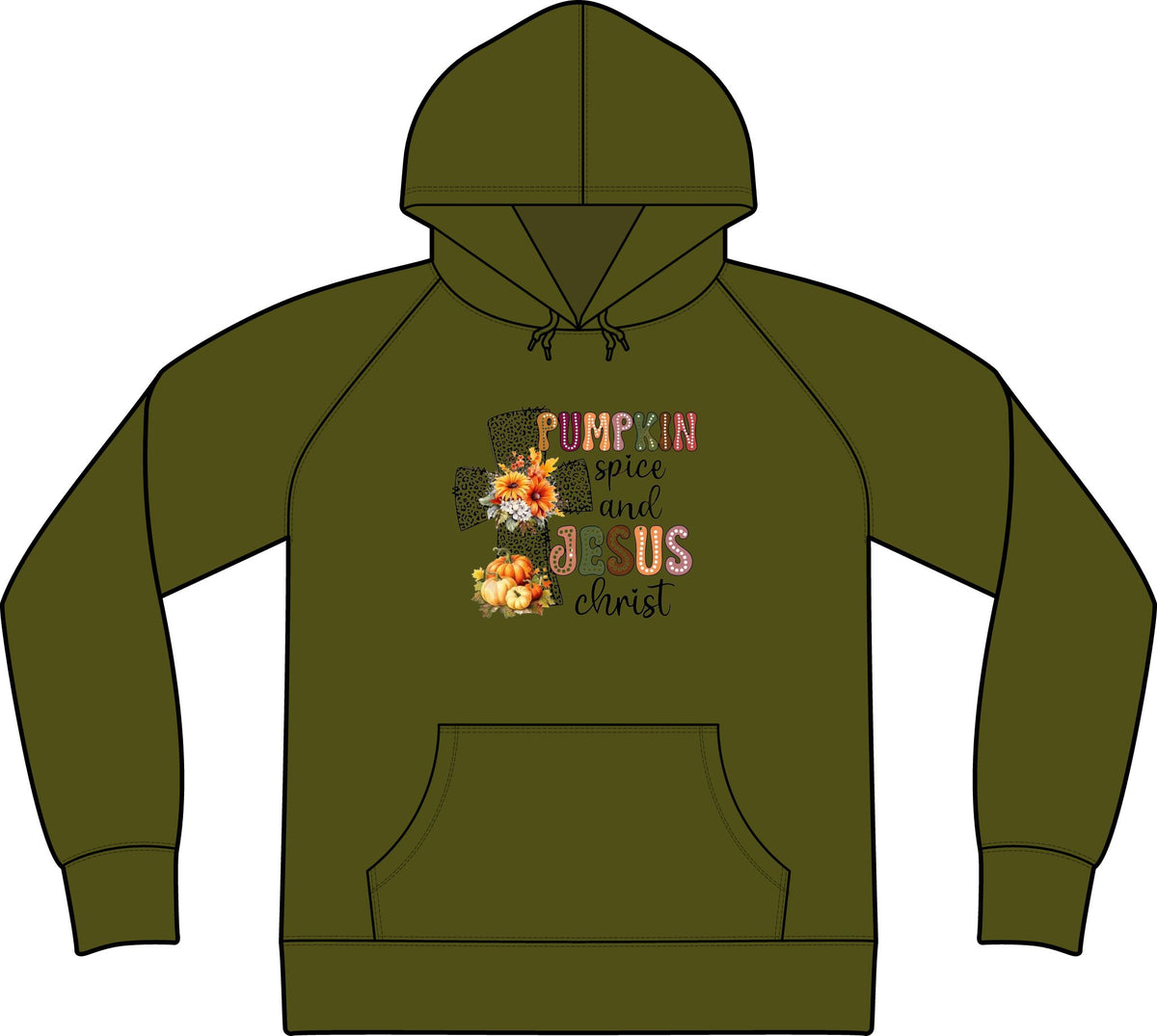 Pumpkin Spice and Jesus Christ Hoodie