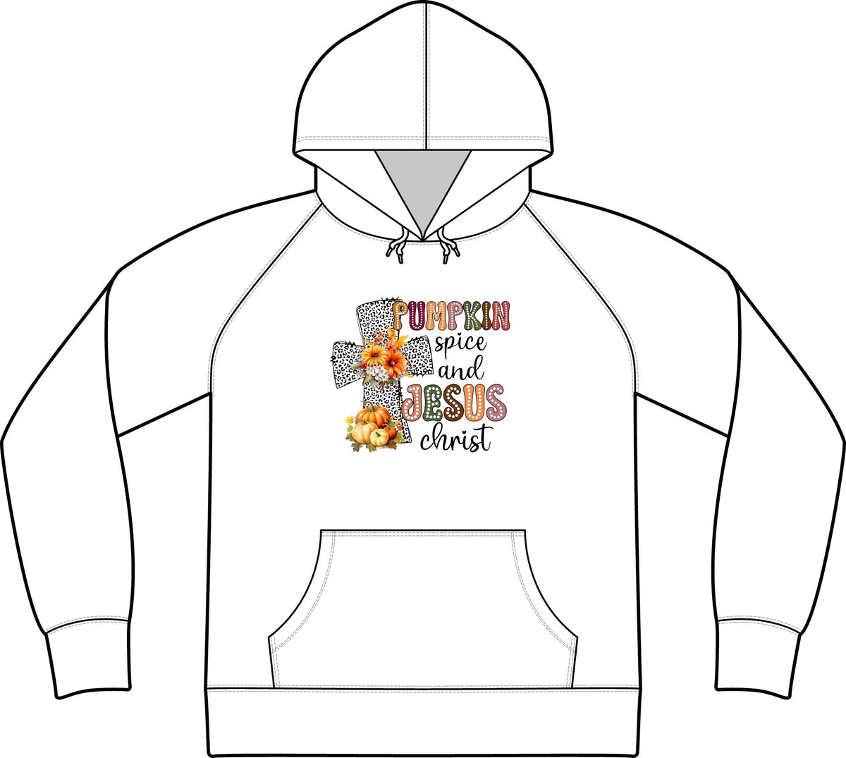 Pumpkin Spice and Jesus Christ Hoodie