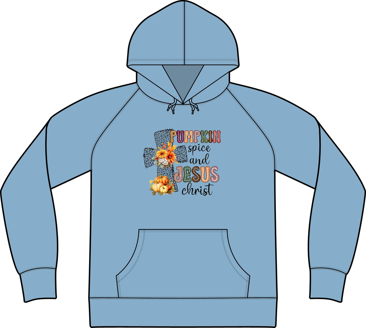 Pumpkin Spice and Jesus Christ Hoodie