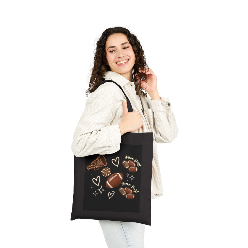 Tote — Football Mama Canvas Tote Bag