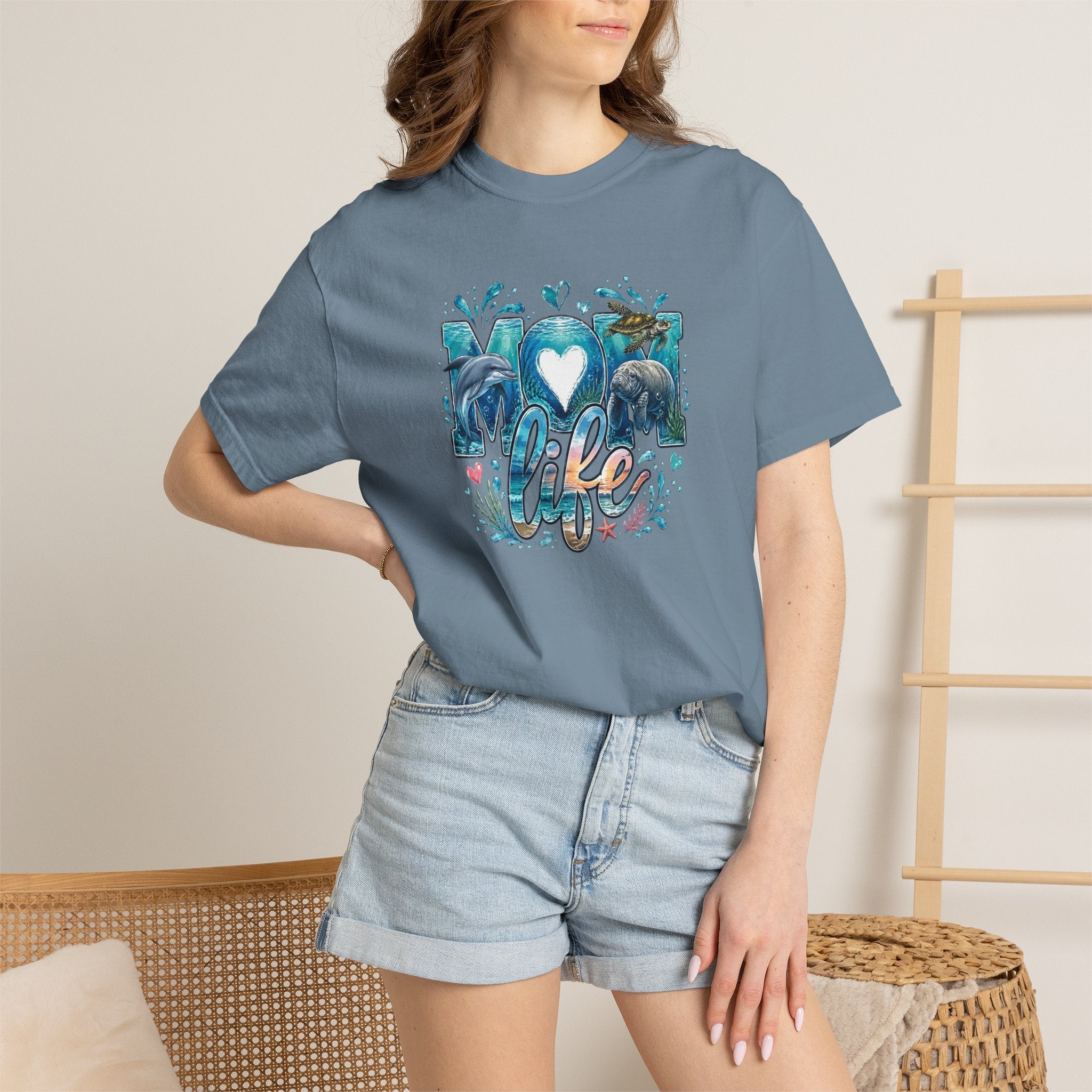 Dolphin Love Graphic T-Shirt
