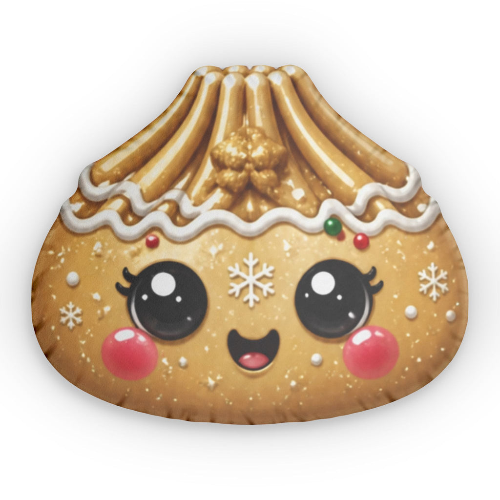Gingerbread Cookie Shaped Pillow
