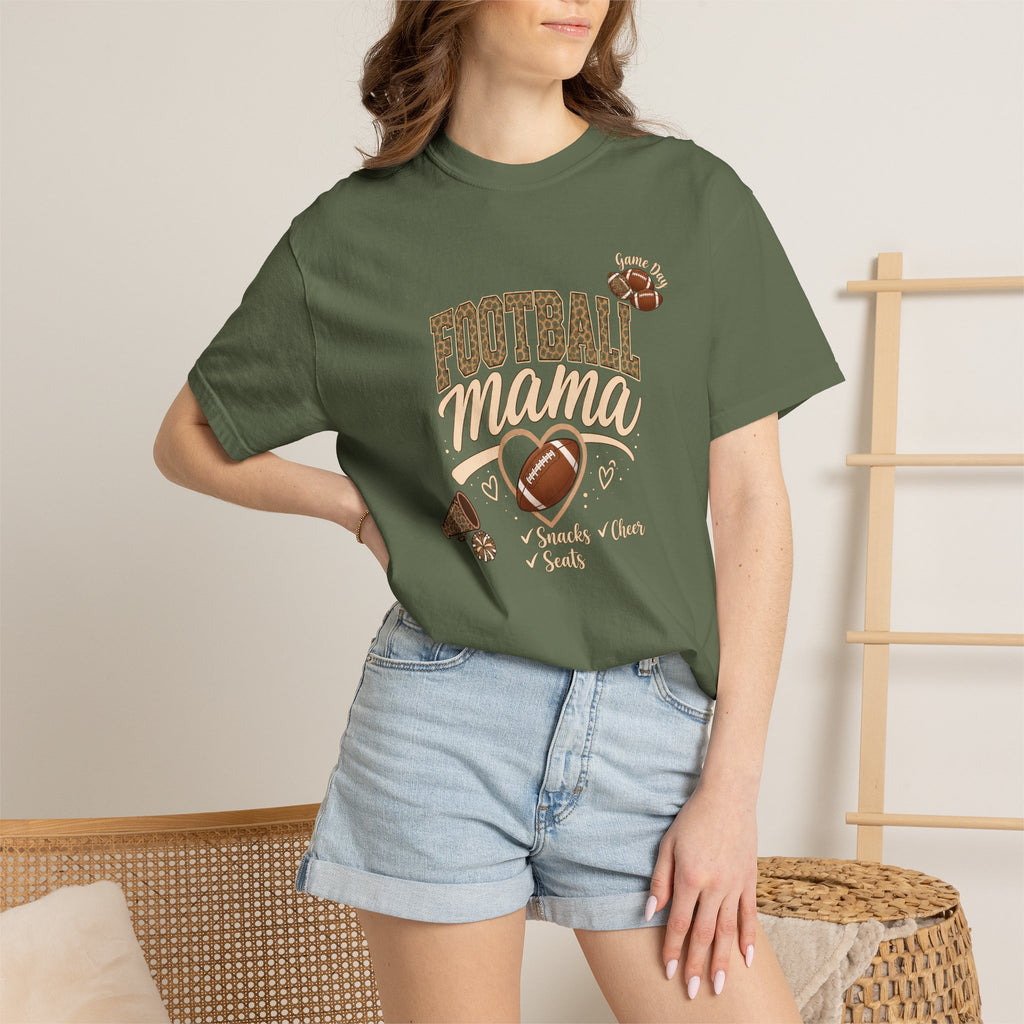 Football Mama T-Shirt — Cute Vintage Football Mom Tee