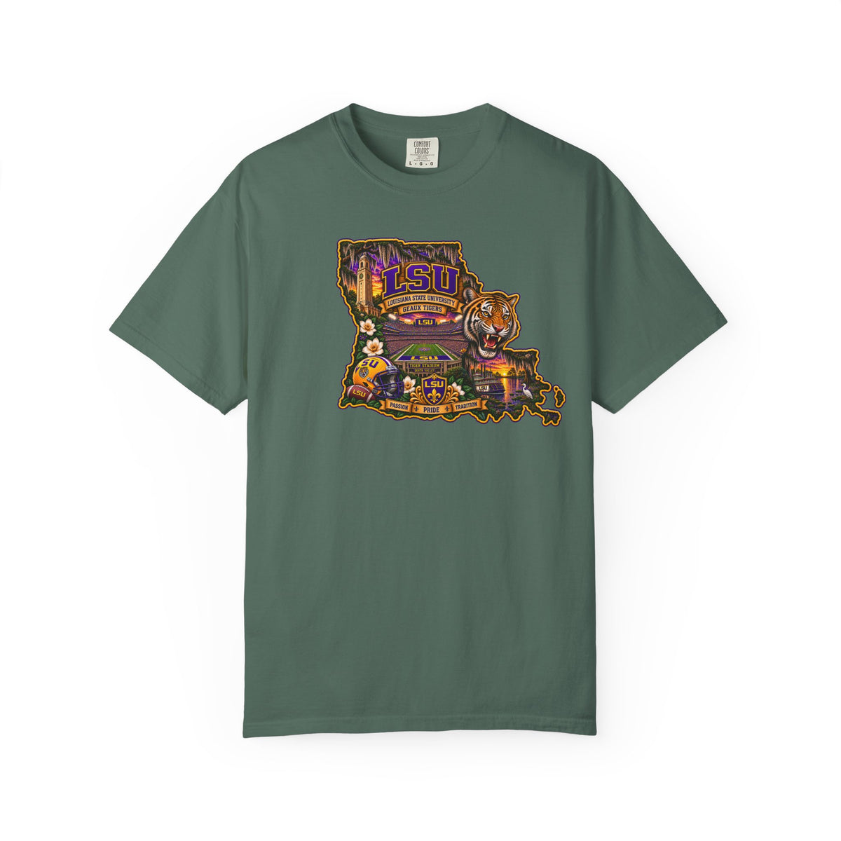 Retro Arcade Tee — Vintage Game Console Louisiana T-Shirt\