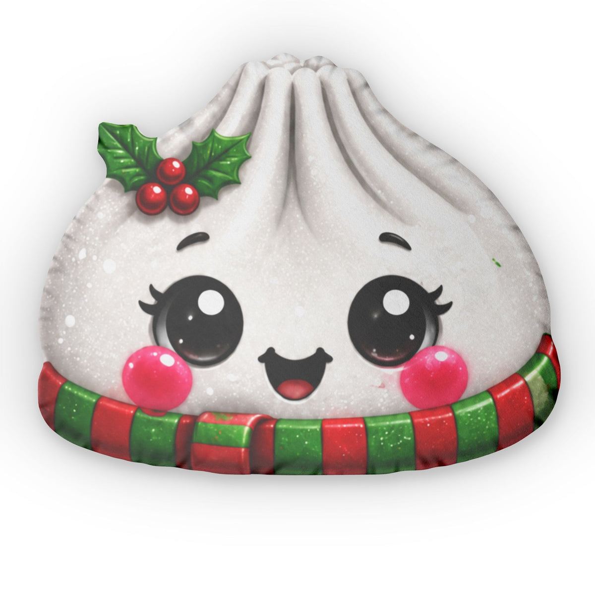 Kawaii Christmas Dumpling Shaped Pillow