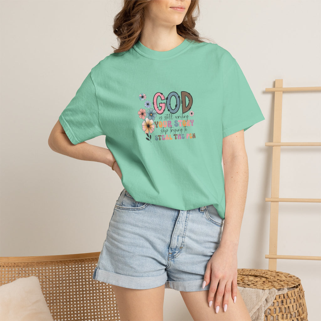 God Grew Your Story Floral T-Shirt