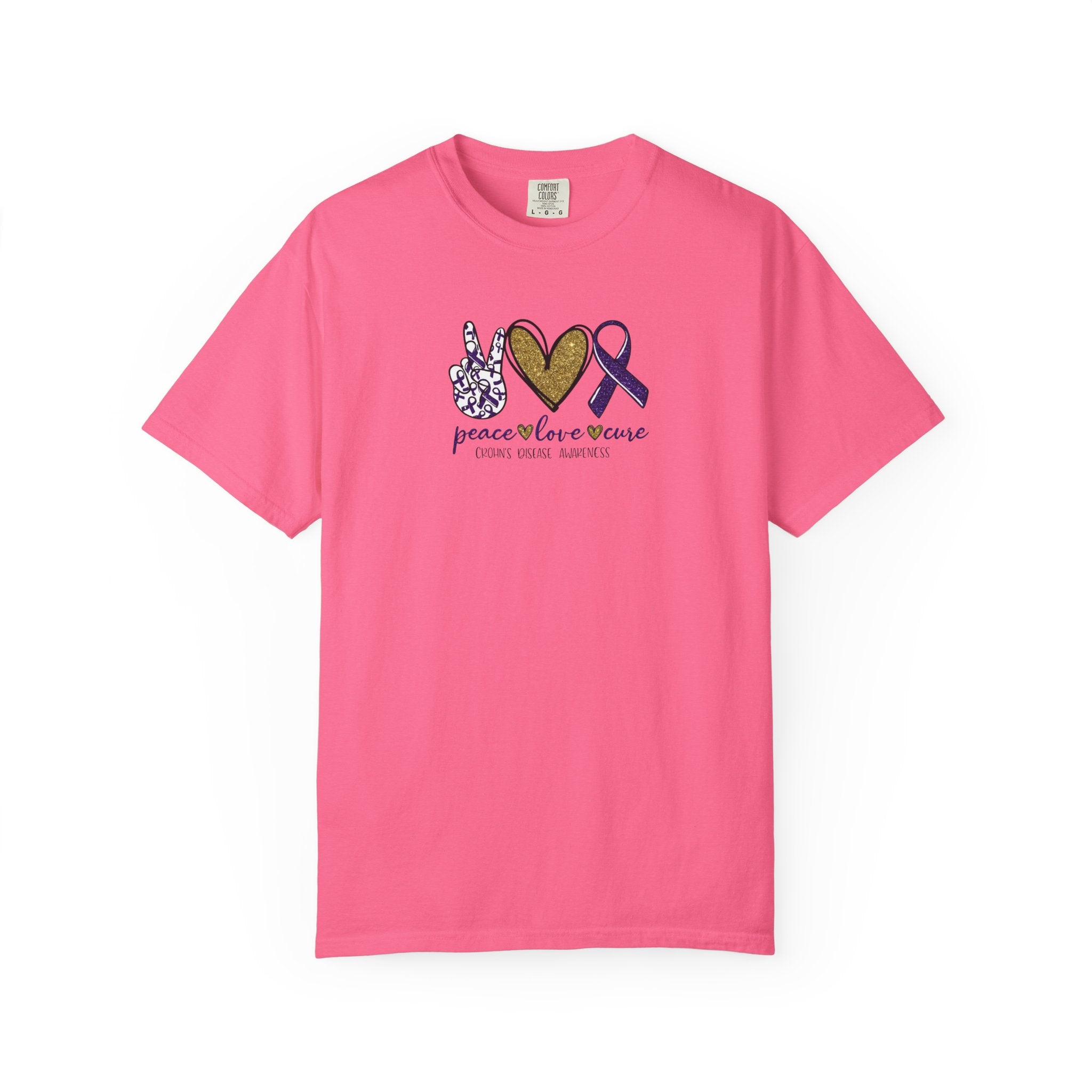 Peace Love Crohn's Awareness T-Shirt