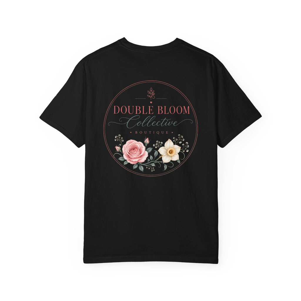 Double Bloom Signature Floral Comfort Colors Tee