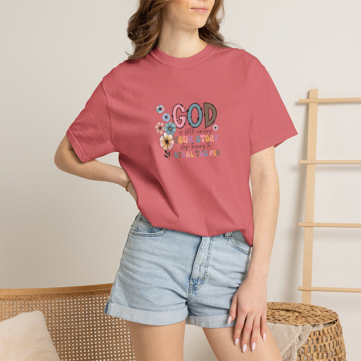 God Grew Your Story Floral T-Shirt