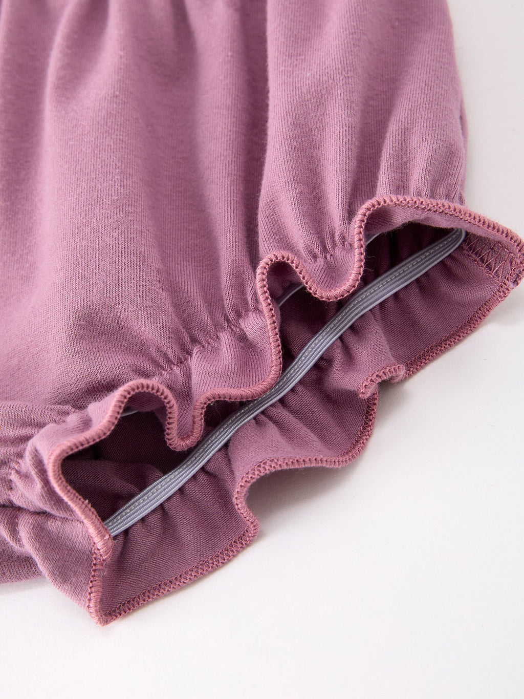 Girls Pastel Pumpkin Halloween Outfit Set – Ruffle Top & Purple Bloomers