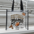 Clear Stadium Tote-Football Mama
