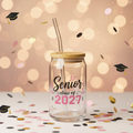 Senior Class of 2027 Engraved 16oz Sipper Glass