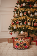 Gingerbread Kawaii Custom Shaped Pillow