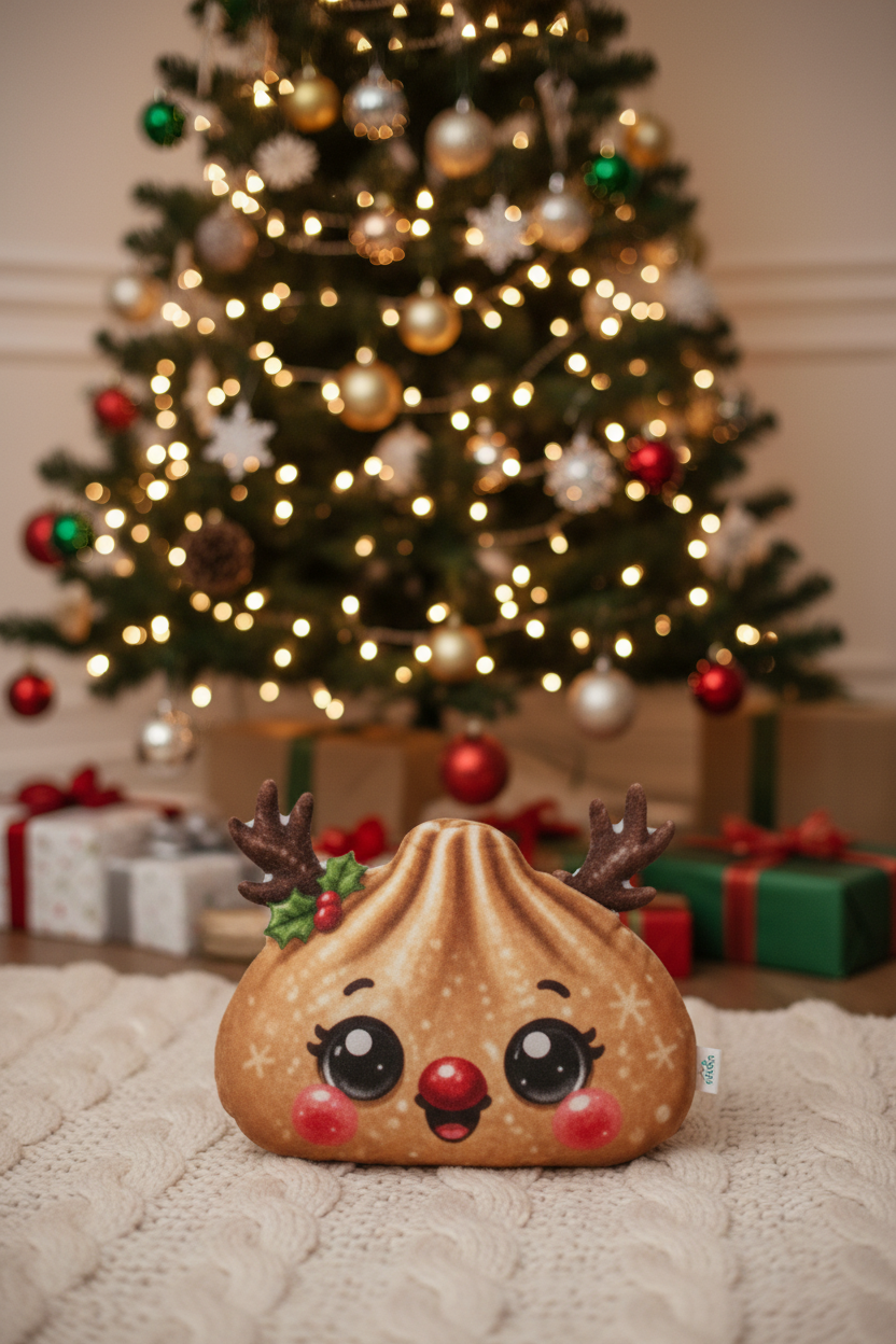 Reindeer Dumpling Shaped Pillow