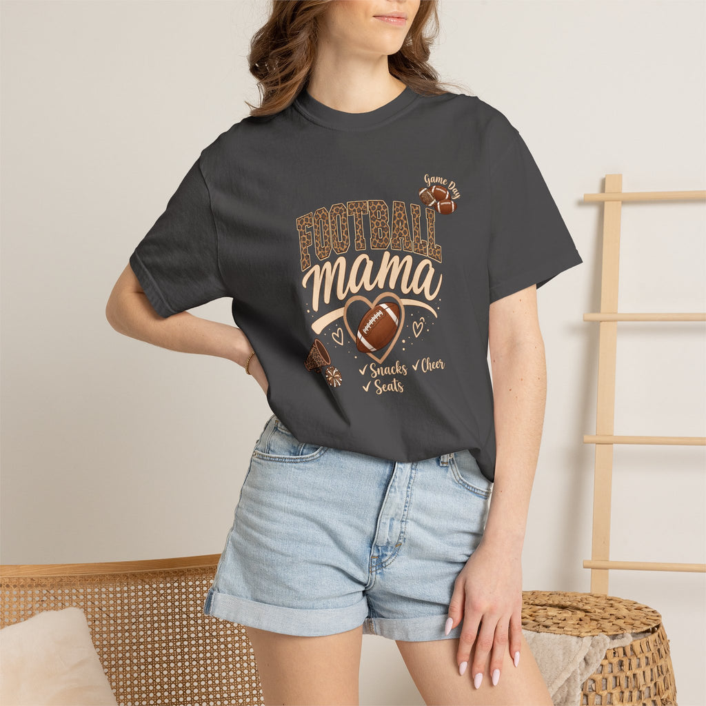 Football Mama T-Shirt — Cute Vintage Football Mom Tee
