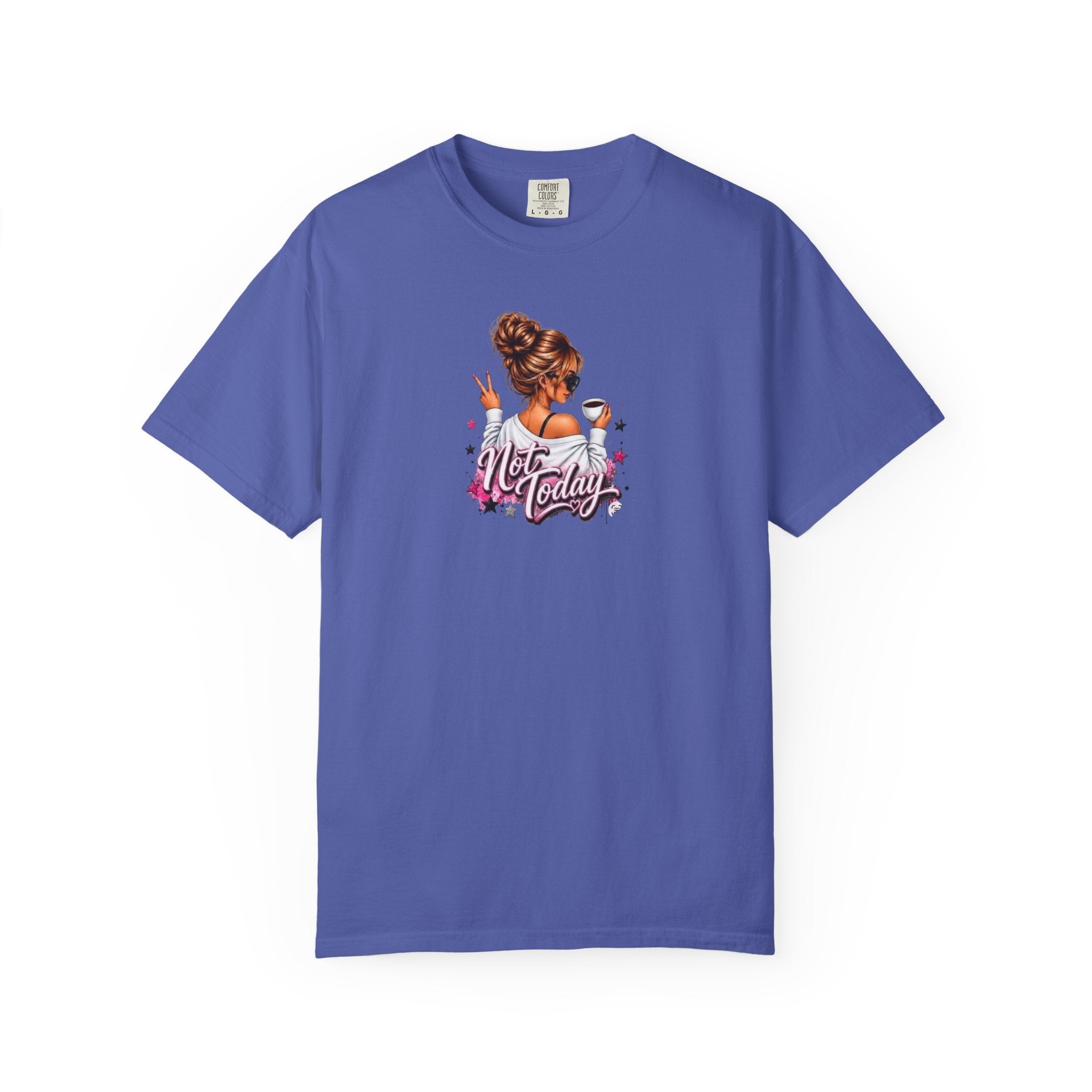 "Not Today" Pink Illustration T-Shirt