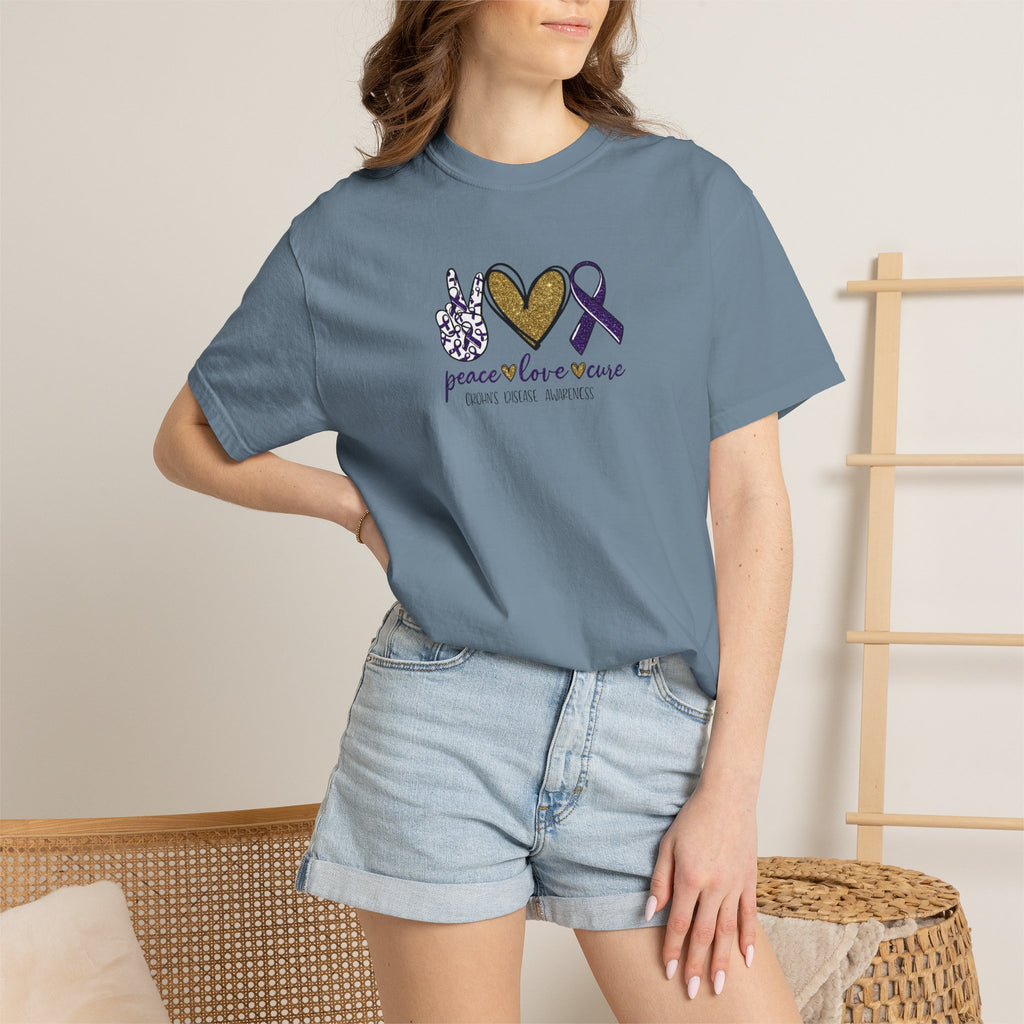 Peace Love Crohn's Awareness T-Shirt