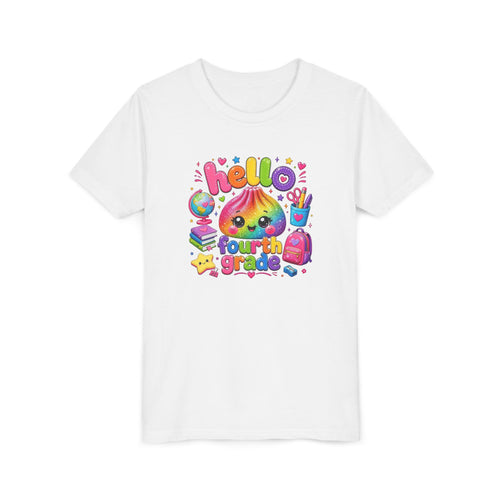 "Hello Fourth Grade" Kids T-Shirt
