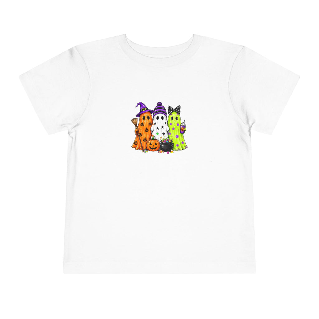 Toddler Halloween Ghosts Short Sleeve Tee