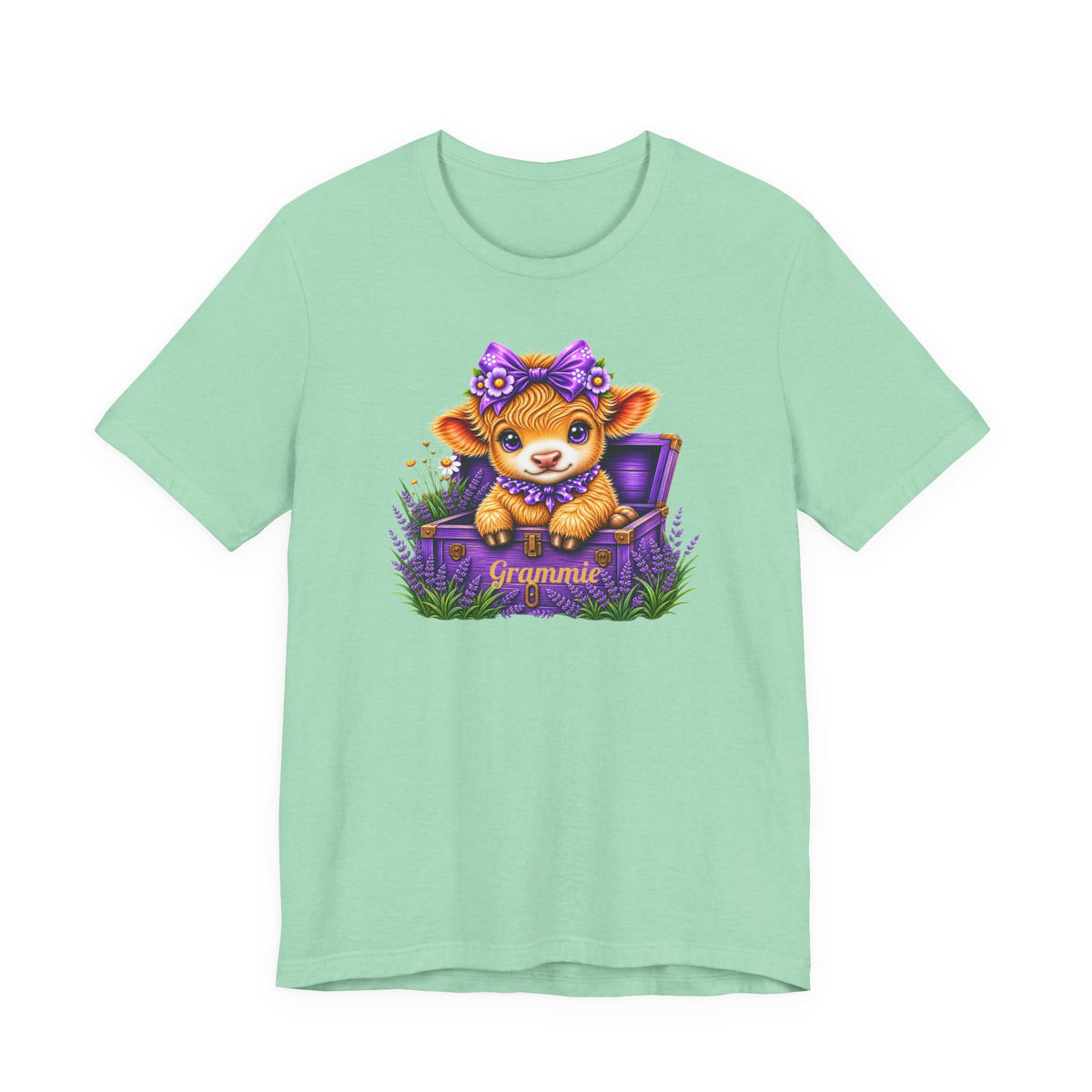 Personalized Highland Cow Shirt | Custom Grandma Name Tee