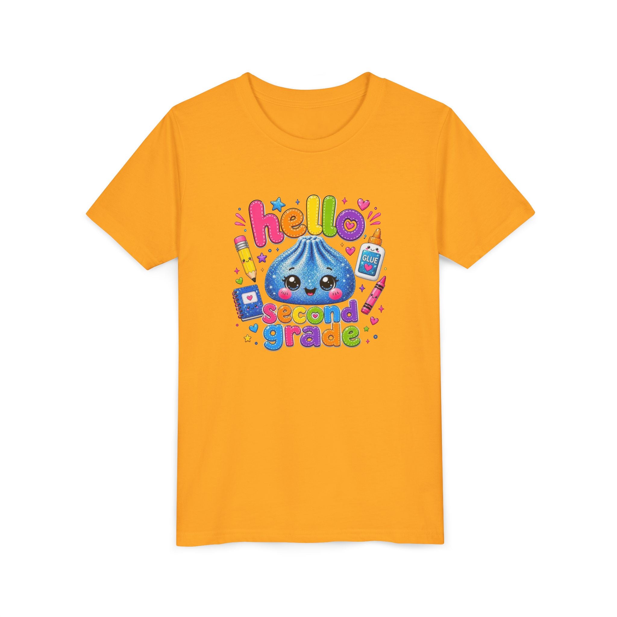 "Hello Second Grade" Youth Tee