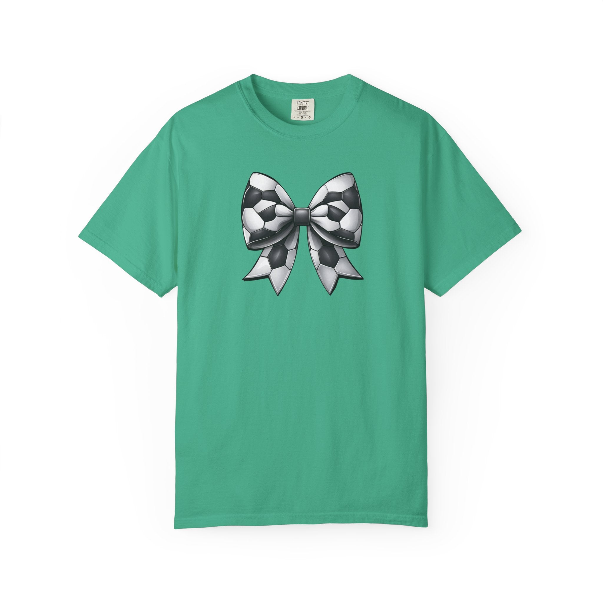 Checkerboard Bow T-Shirt — Monochrome Vintage Ribbon Graphic