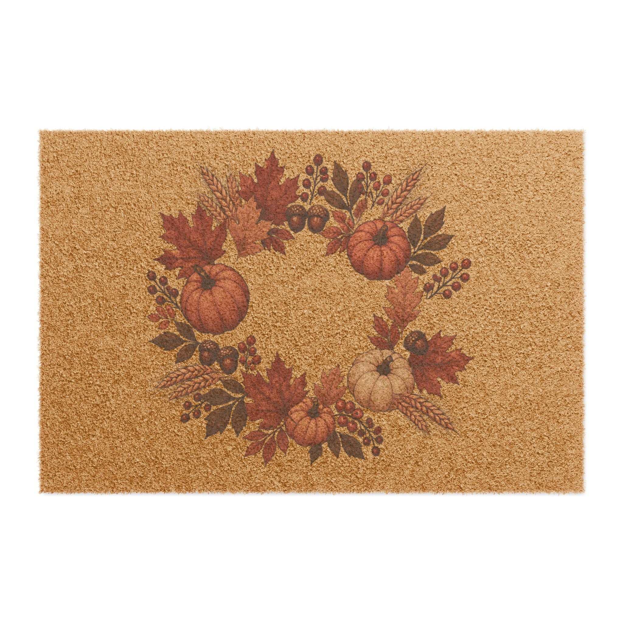 Fall Harvest Front Door Mat