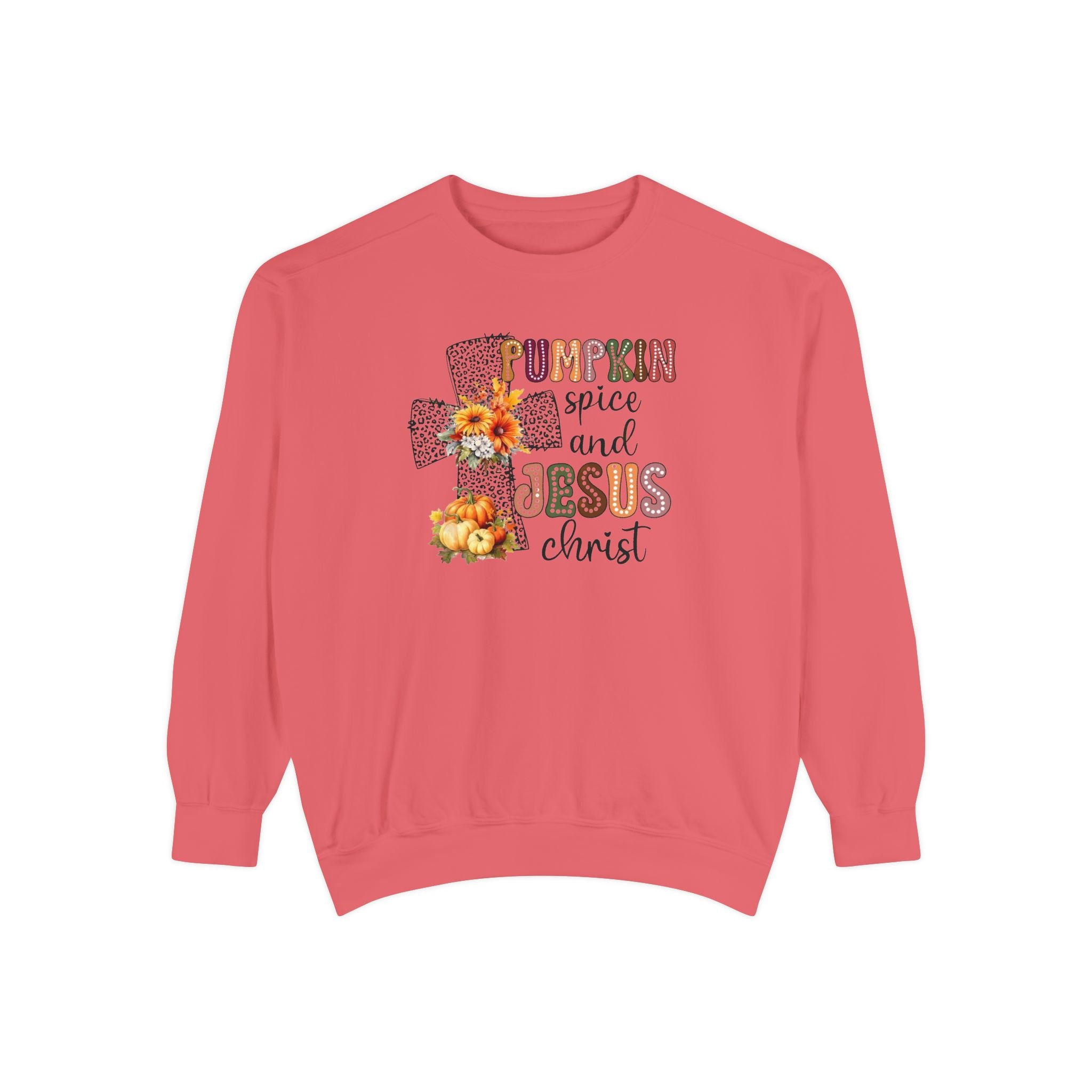 Fall Pumpkin Spice and Jesus Sweatshirt