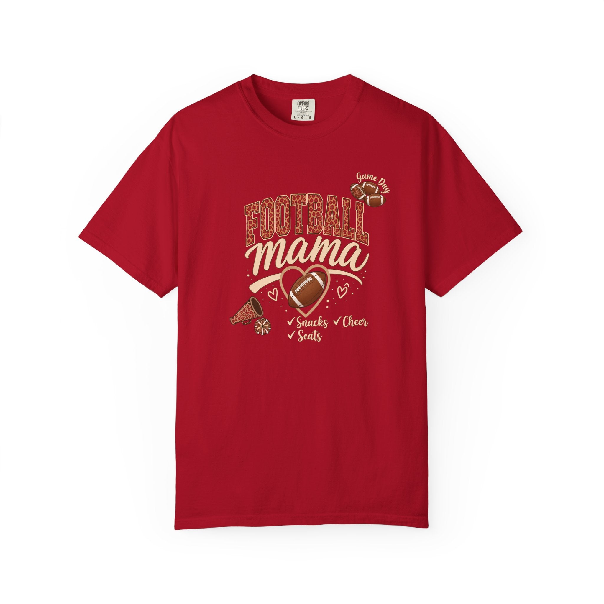 Football Mama T-Shirt — Cute Vintage Football Mom Tee