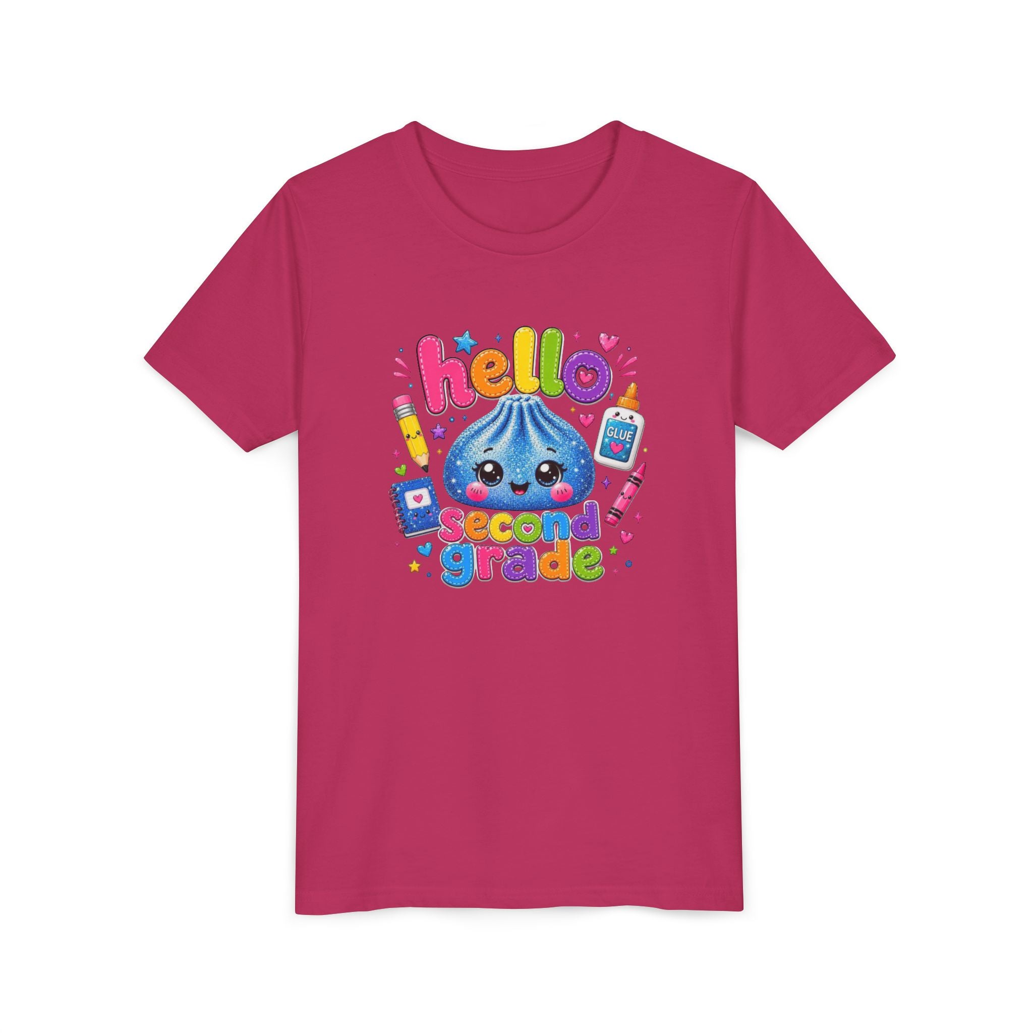 "Hello Second Grade" Youth Tee