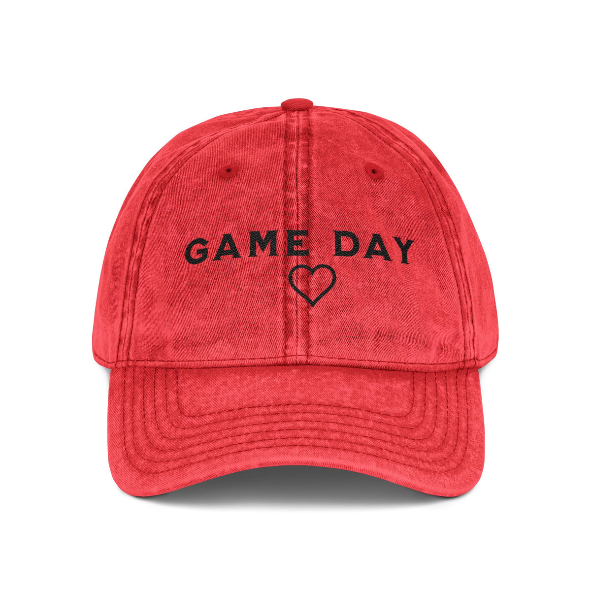 Game Day Heart Vintage Cap