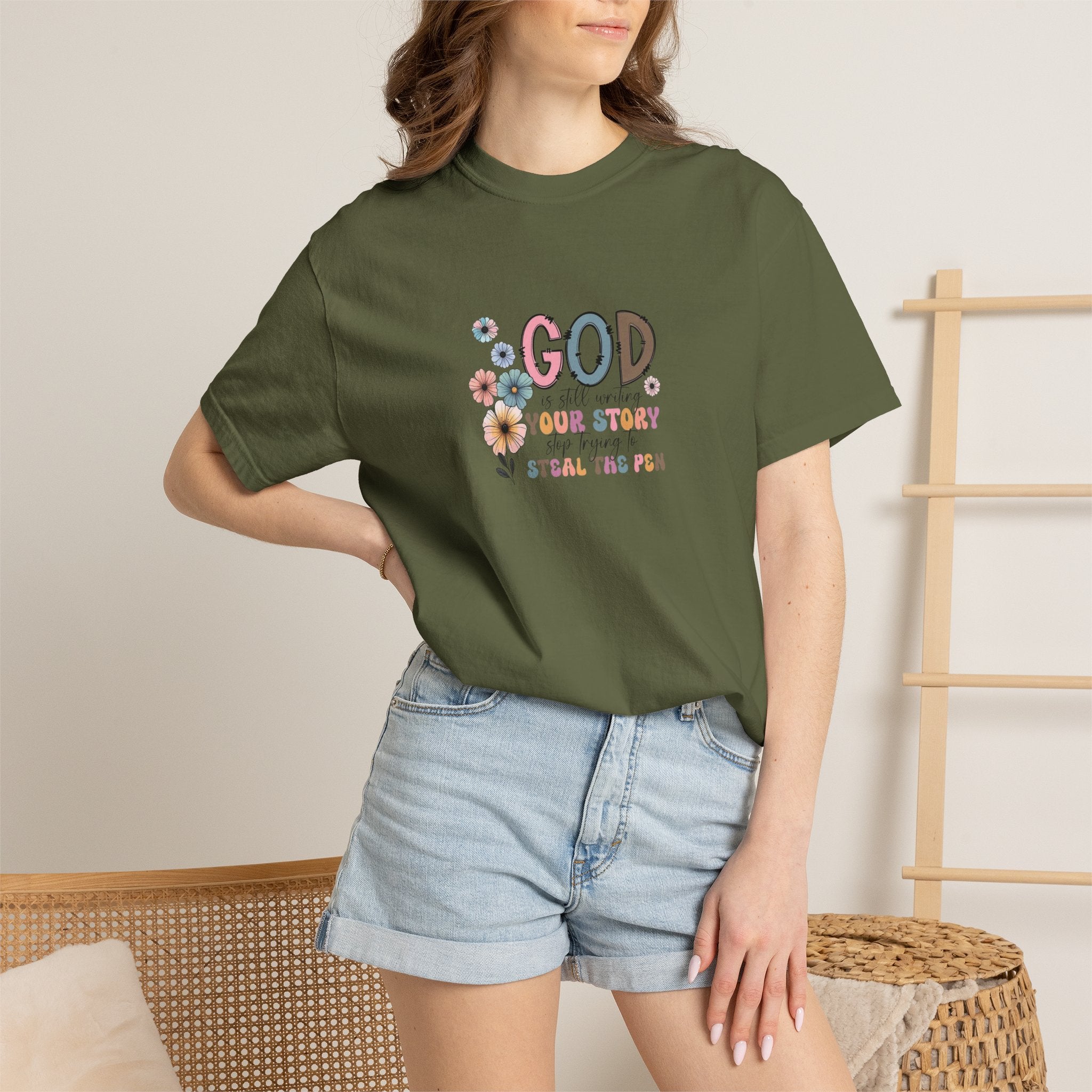 God Grew Your Story Floral T-Shirt