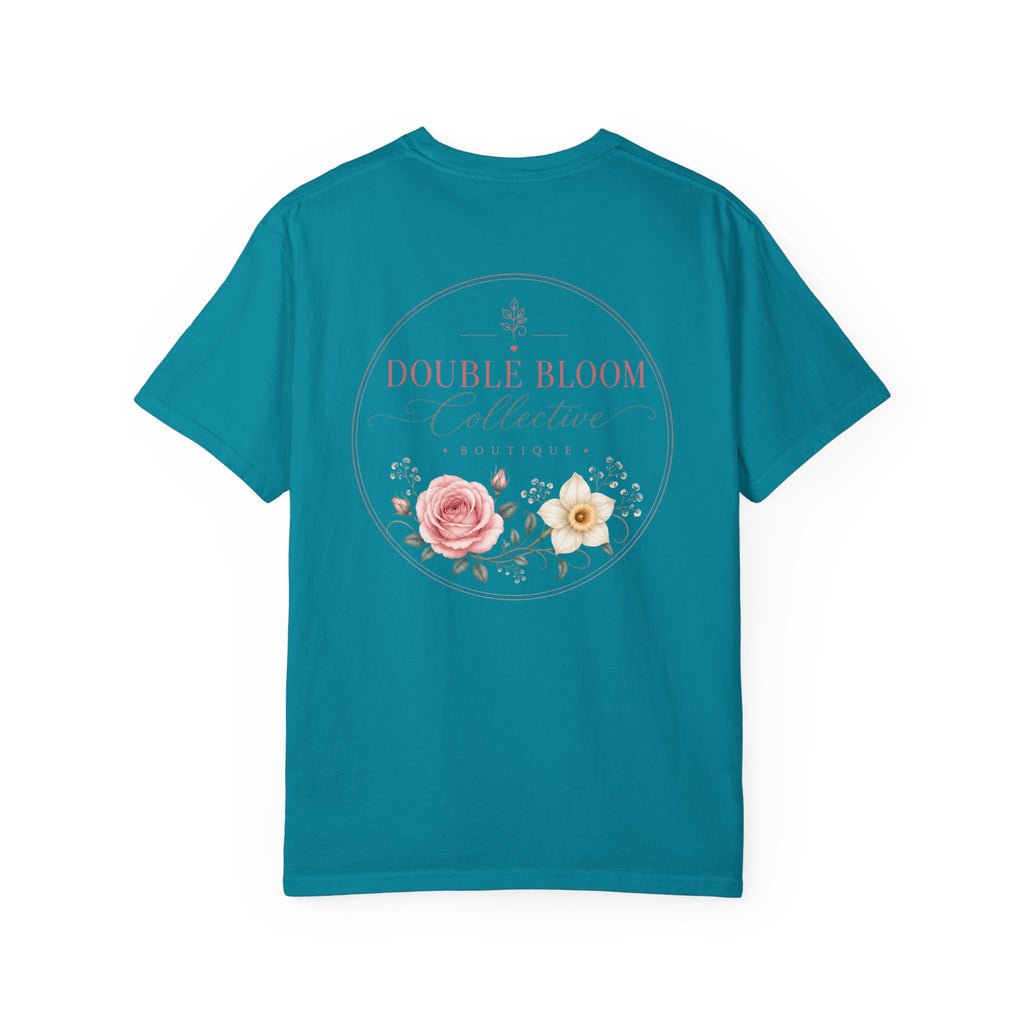 Double Bloom Signature Floral Comfort Colors Tee
