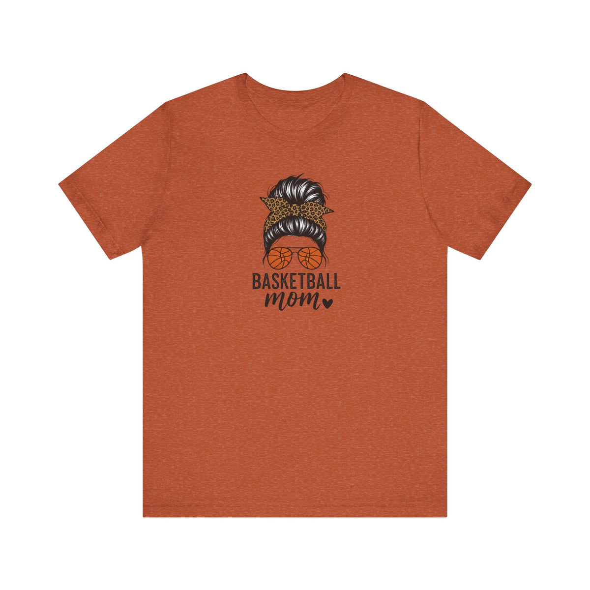Graphic Basketball Sunglasses & Messy Bun Shirt