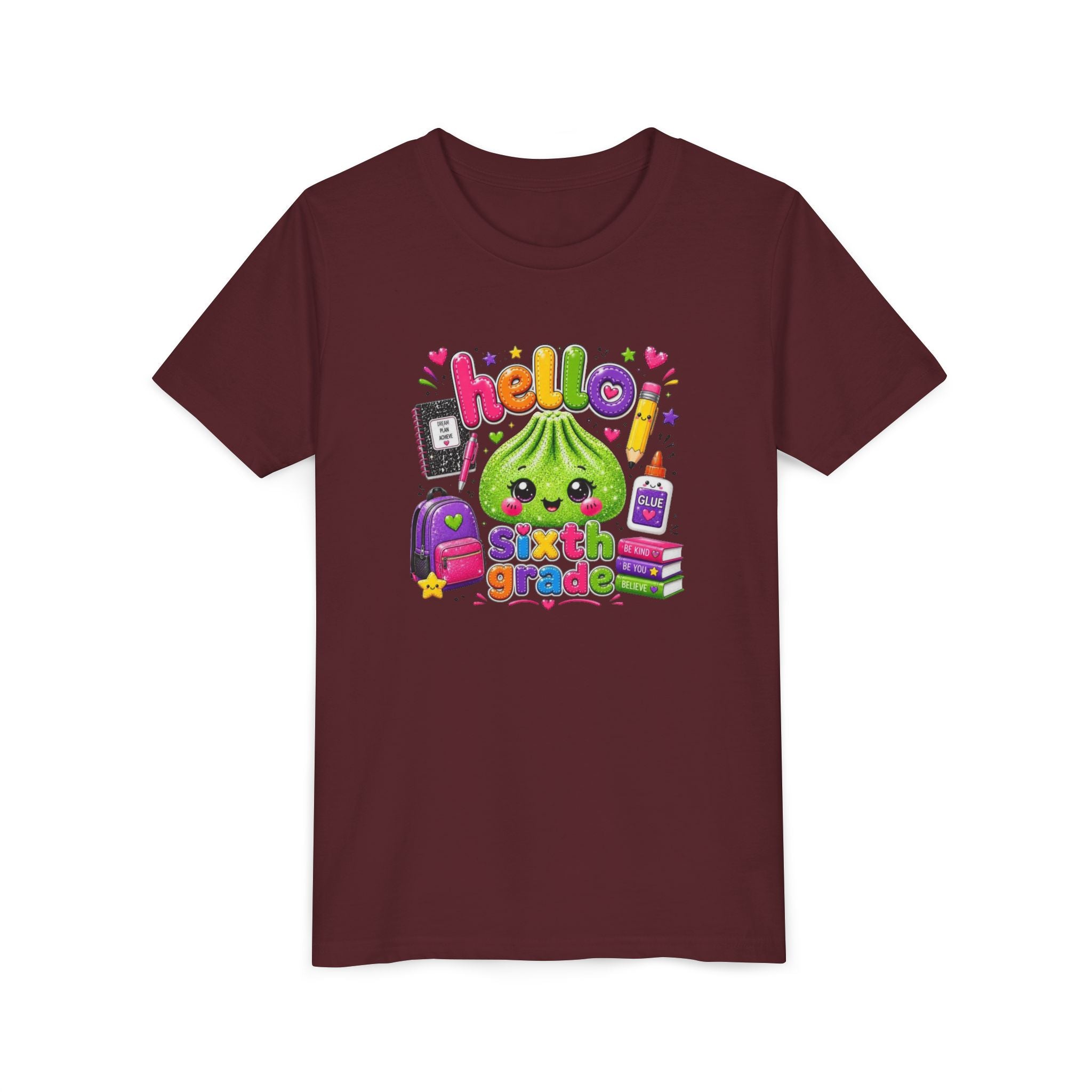 "Hello Sixth Grade" Youth Tee