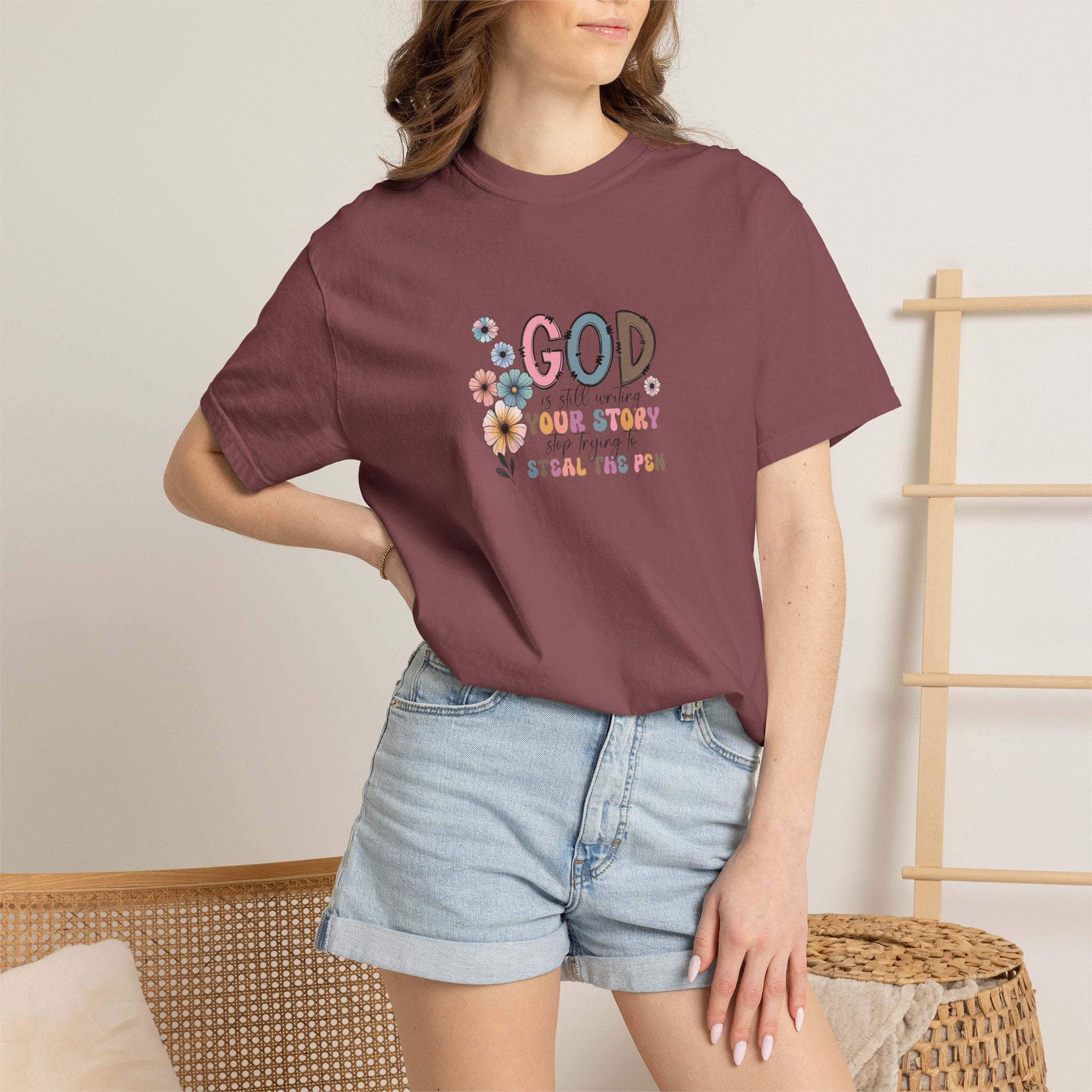 God Grew Your Story Floral T-Shirt